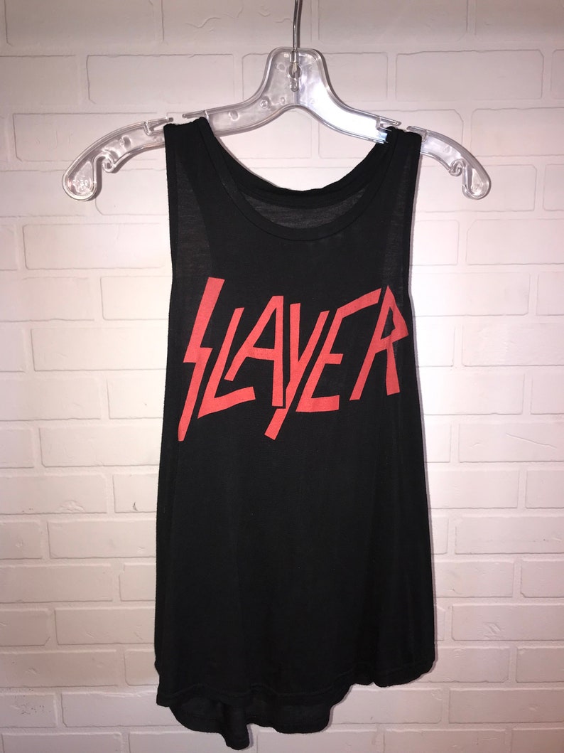 Black Tank with Red SLAYER Logo!