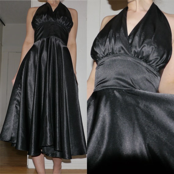 Gorgeous Pinup Couture Dixiefried Black Swing Dres