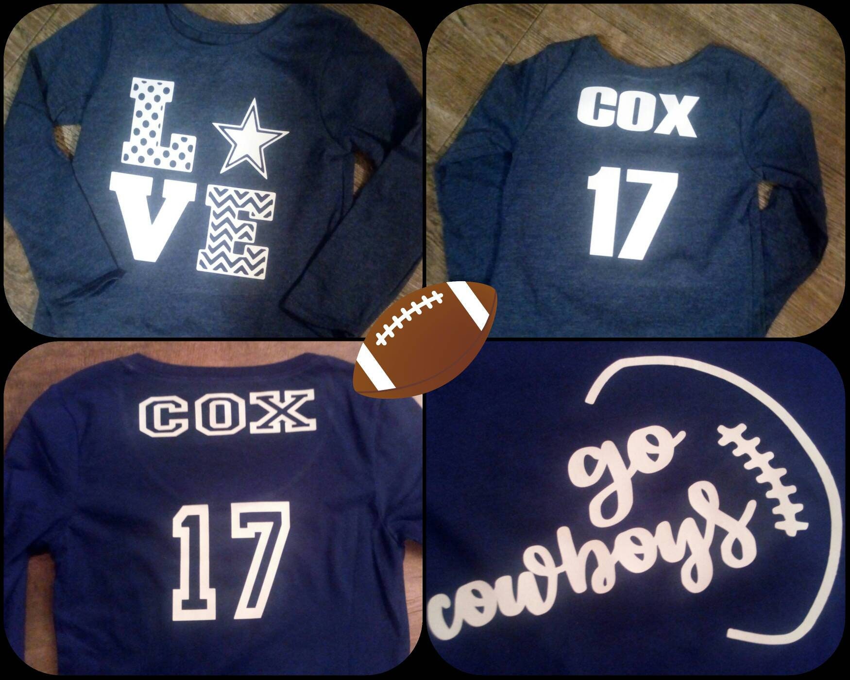 personalized dallas cowboys football jersey