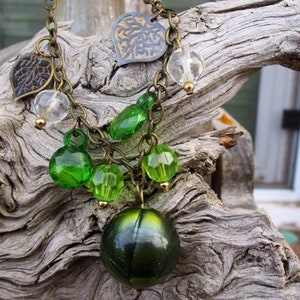 Green bell  bracelet
