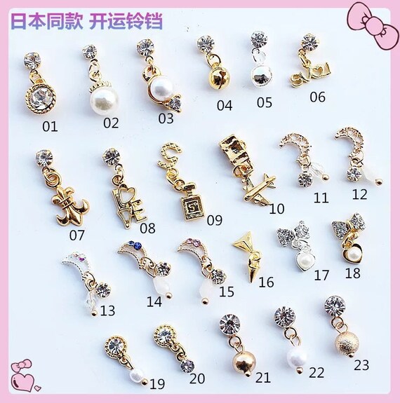 Nail Charms nail Art/nail Accessories/ins Nail/summer Etsy