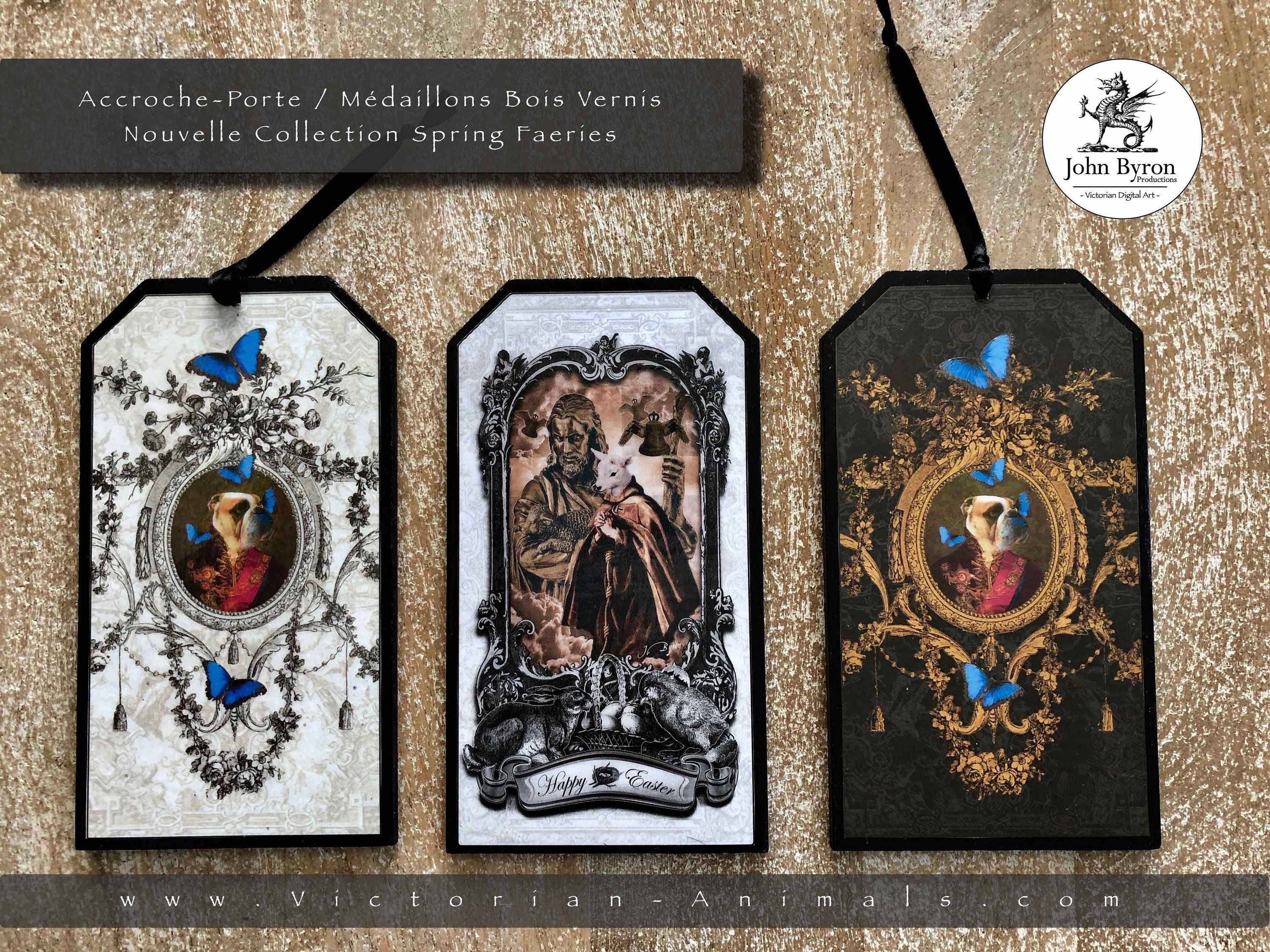 Medaillons Bois à Suspendre Nouveau