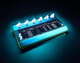 glitch video synthesizer -VANDALIZER-MEZKALIN- circuit bent video processor, analog videosynth, video enhancer