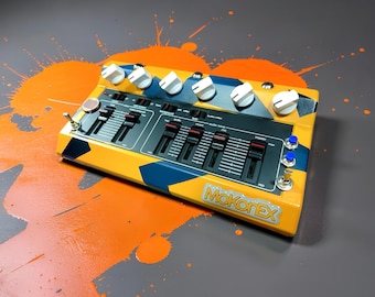 glitch video synthesizer -VANDALIZER-MEZKALIN- circuit bent video processor, analog videosynth, video enhancer