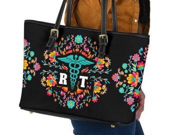XRay Tech Gift for Radiologist Gift for Her Radiology Life Making a Difference Personalized Printed Tote Bag with Mesh Pockets