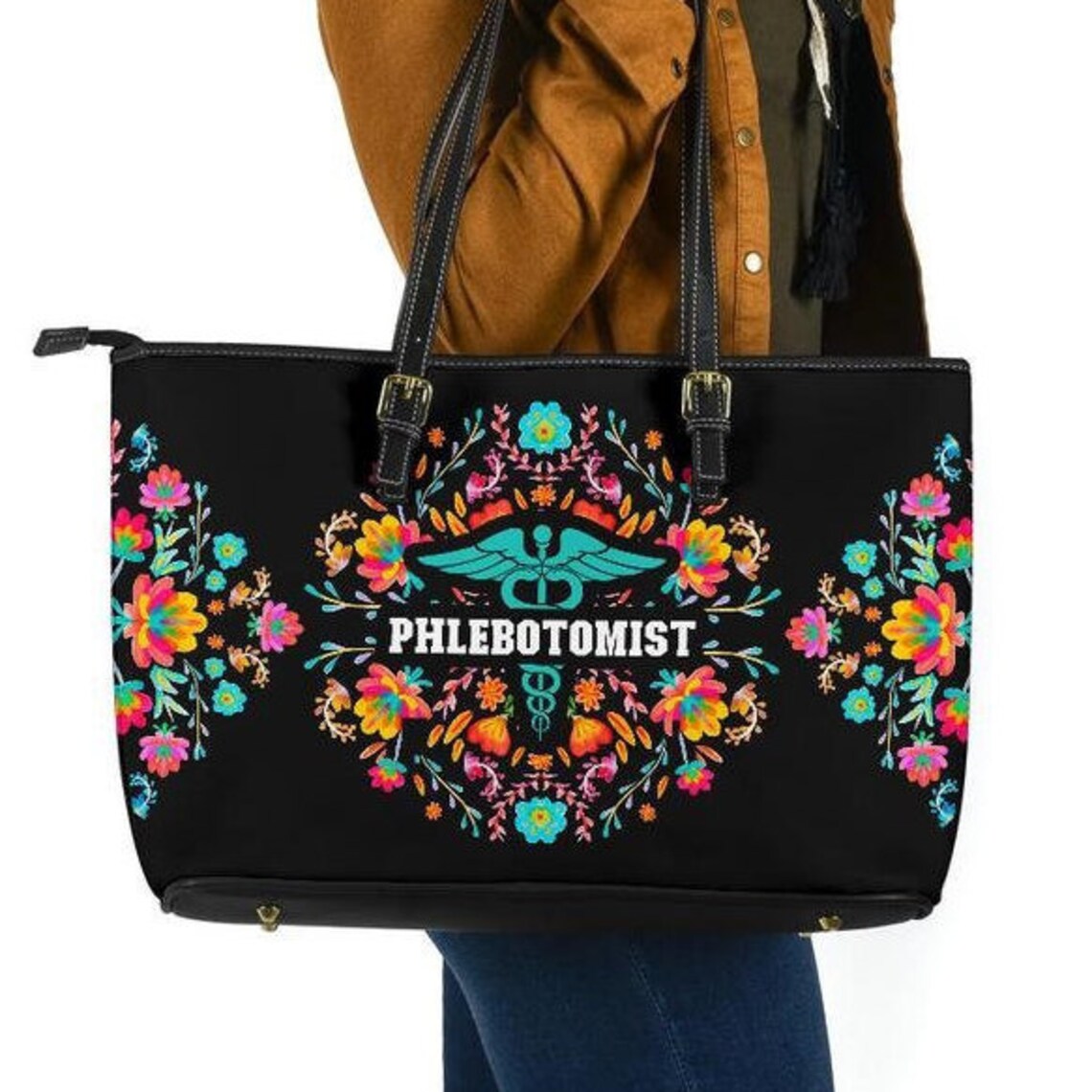 Phlebotomist Tote Bag Gift for Phlebotomists Flourish Etsy