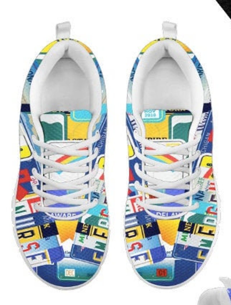 SP0016P1-License Plates Emergency Nurse Thank You Gift EN Graduation Gift Emergency Nurse Gift Emergency Nurse Sneakers