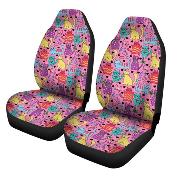 Cat Lover autostoelhoes / autostoel beschermer / Kat Roze | Etsy België