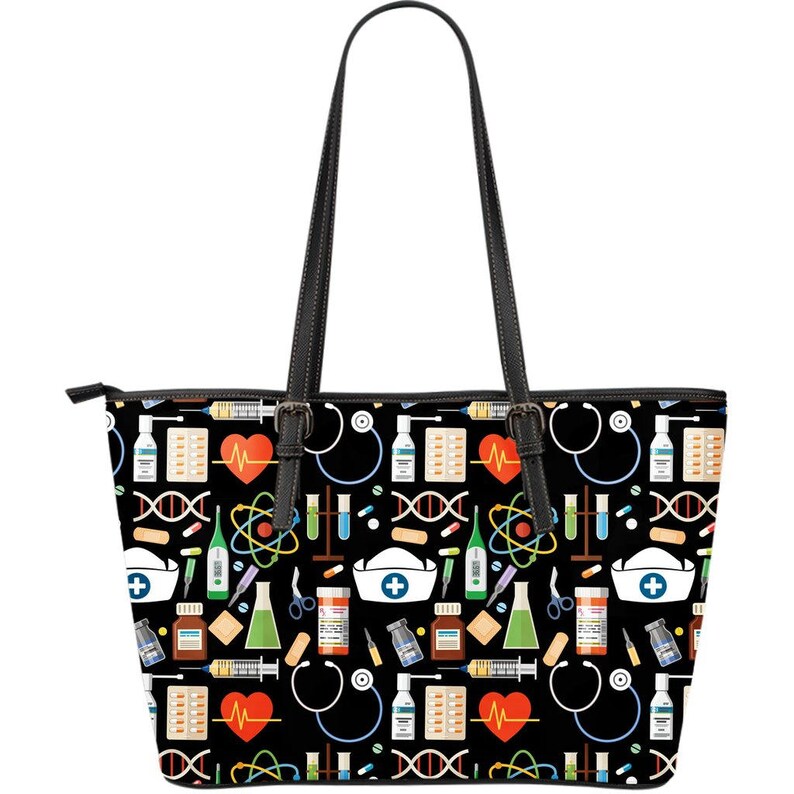 LPN Gift Graduation Gift For Nursing Student Phlebotomist Gift Nurse Gift Registered Nurse Gift CNA Nurse Practitioner Leather Tote