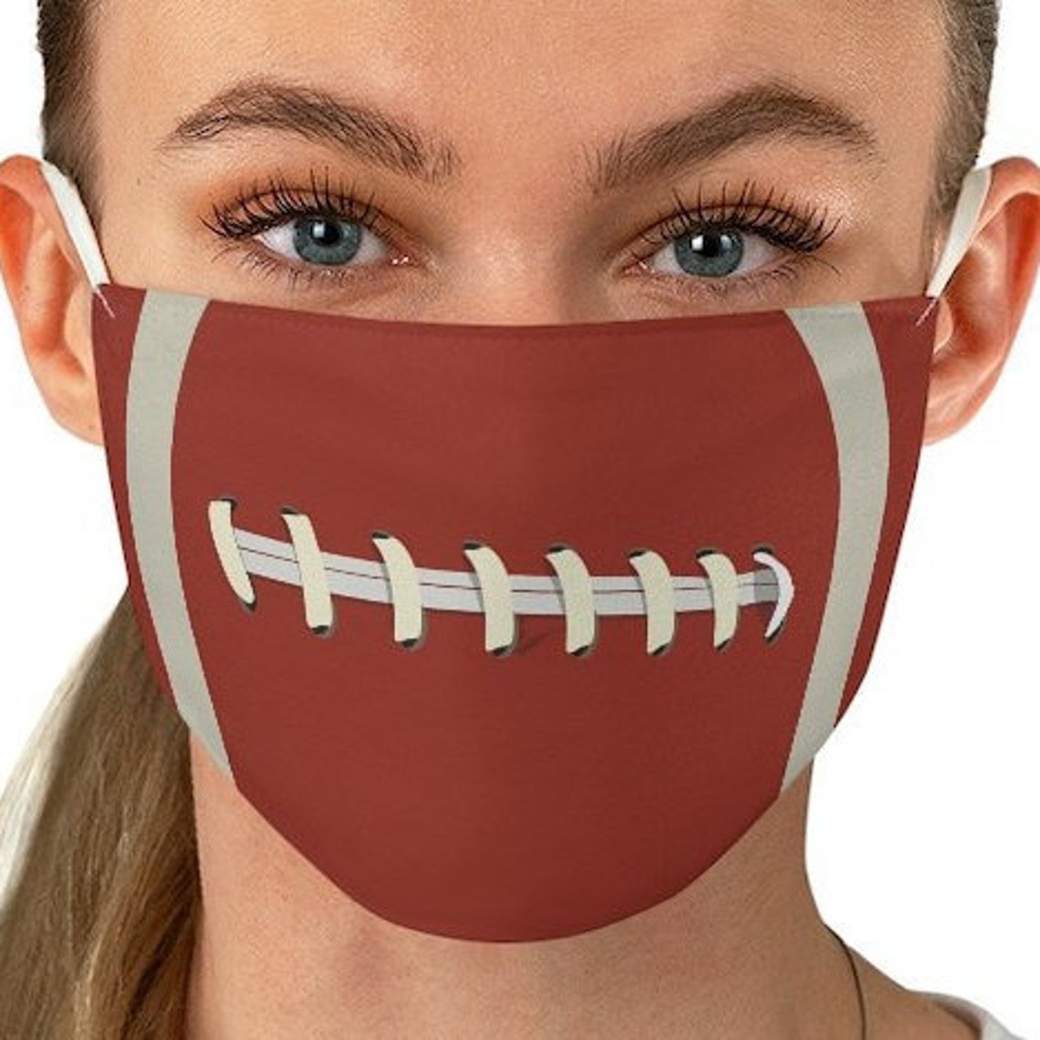 Football Mask Breathable Washable Reusable Mask With Etsy