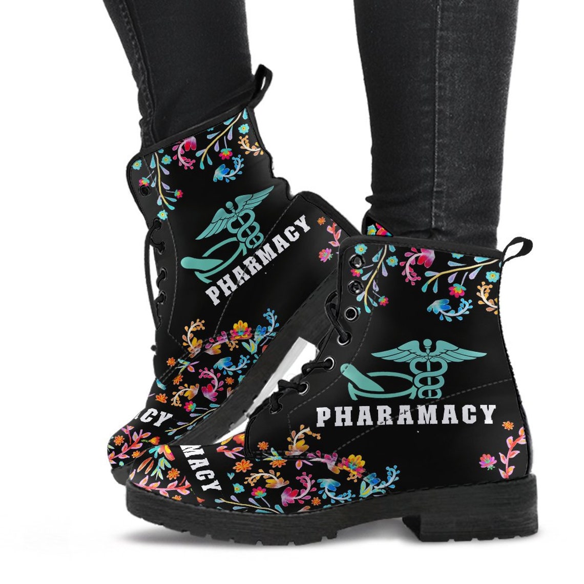 Pharmacy Boots / Pharmacy Shoes / Pharmacy Gift Flourish Etsy