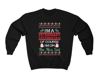 Veterinary Technician Ugly Christmas 