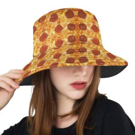 Pizza Bucket Hat Gag Gift Pizza Lover 