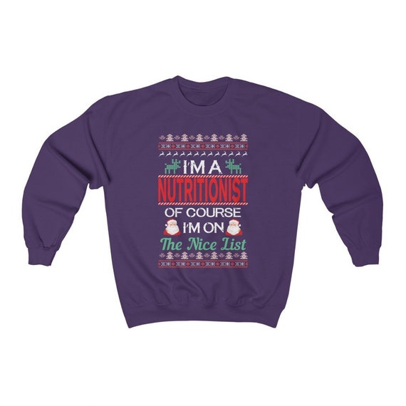 Nutritionist Ugly Christmas Sweater Nutritionist Ugly image