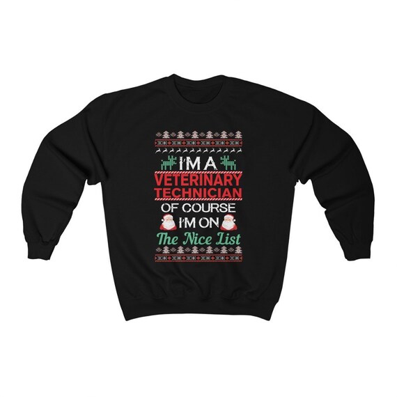 Veterinary Technician Ugly Christmas 