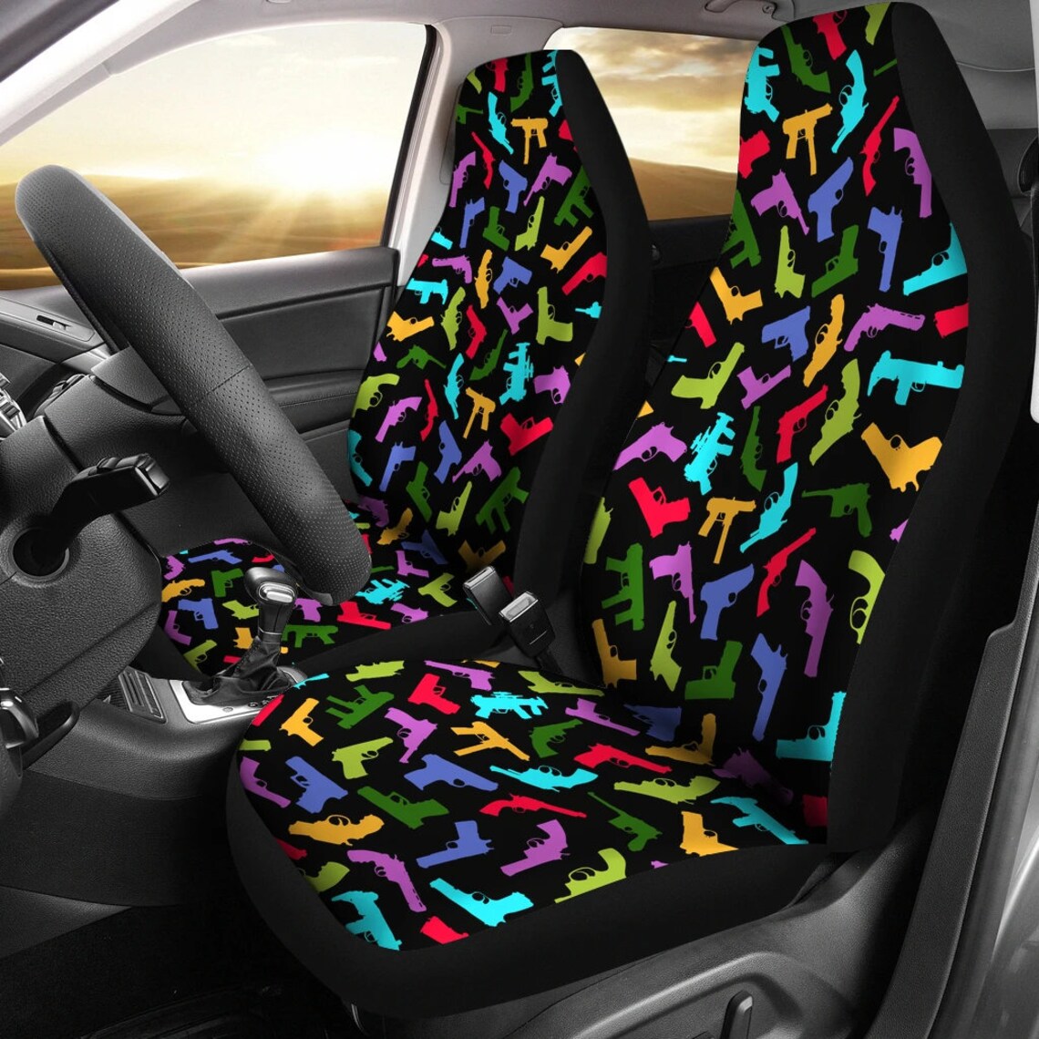 Guns Holster Car Seat Cover Guns Car Seat Protector Guns Etsy