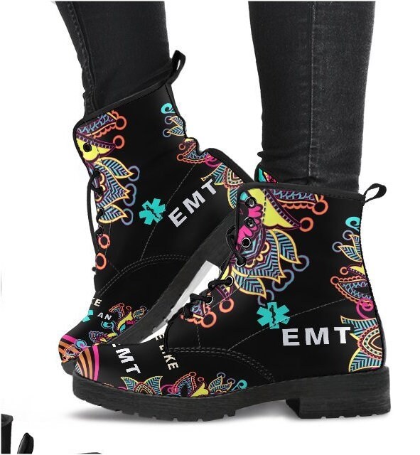 Emergency Medical Technician Gift Medical Technician Graduation Gift EMT botas Emergency Medical Technician Zapatos- Paisley-PP606 Emergency Medical Technician Gift Medical Technician Graduation Graduation Graduation Gift EMT botas Emergency Medical Technician Zapatos- Paisley-PP606 91dbec