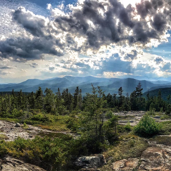 Speckled Mountain & Blueberry Ridge Trail - Stoneham, NH - Panoramic Photography