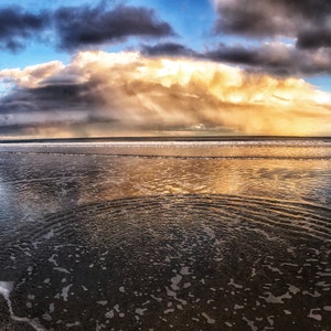 The Wishing Cloud - Wells Beach, Maine - Photography