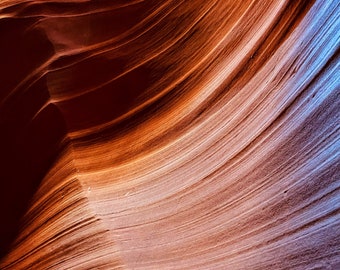Slot Canyons Sandstein Textur - Page, Arizona - Fotografie