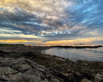 East Point Sanctuary, Biddeford, Maine - zonsondergangfotografie