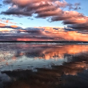 Cloud Chasing - Wells Beach, Maine - Photography