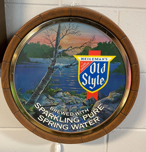Vintage Beer Sign, Old Style Beer Light, Man Cave, Gifts for Him