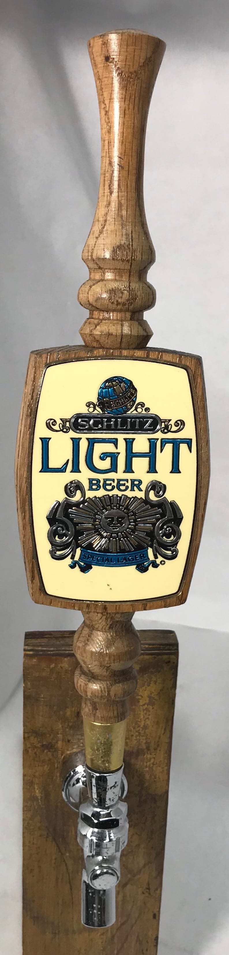 Schlitz Light Beer Tap Handle, Vintage Schlitz Light Beer, Beer Tap Handle, Bar Tap, Vintage