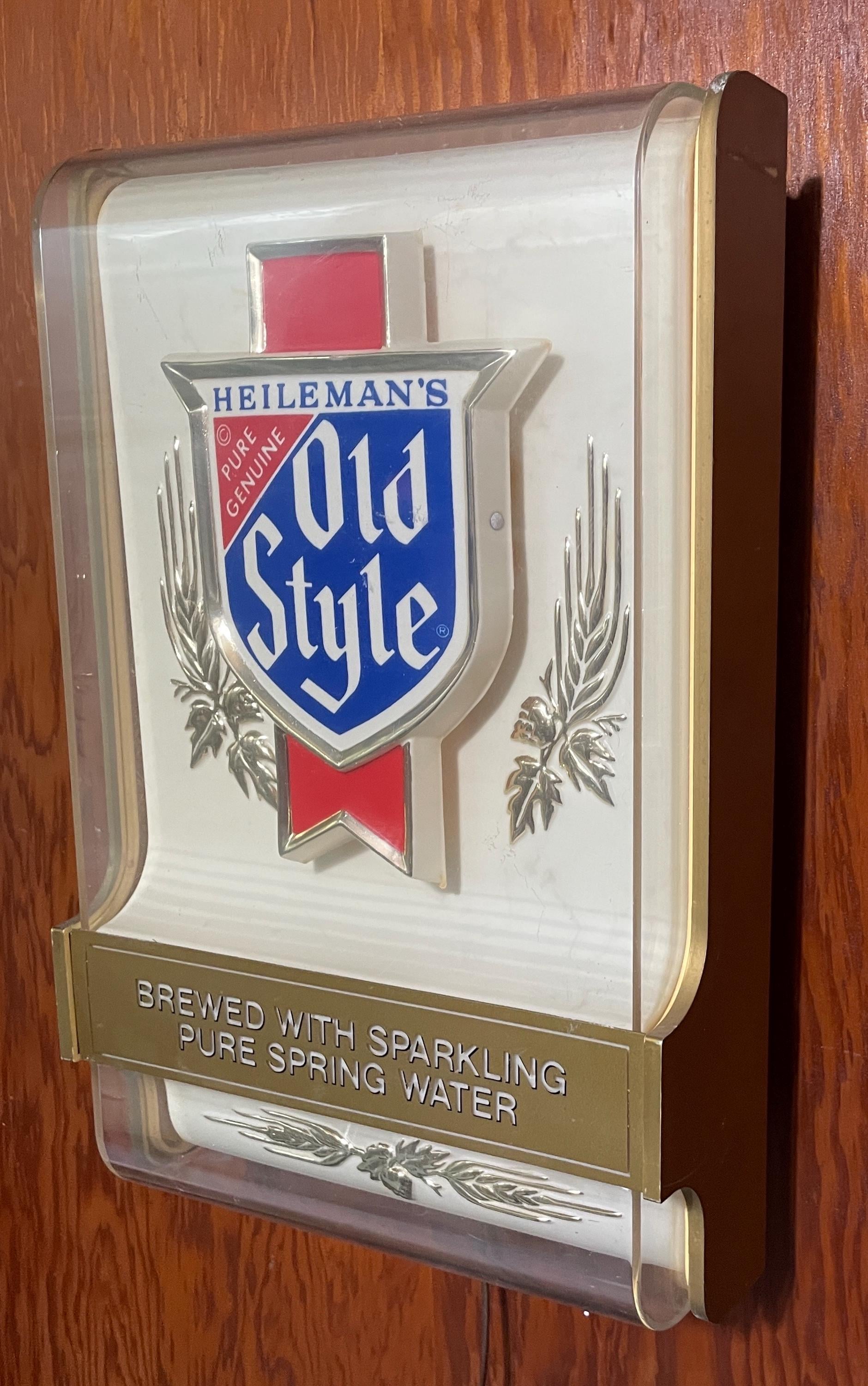 Vintage Beer Sign, Old Style Beer Light, Man Cave, Gifts for Him