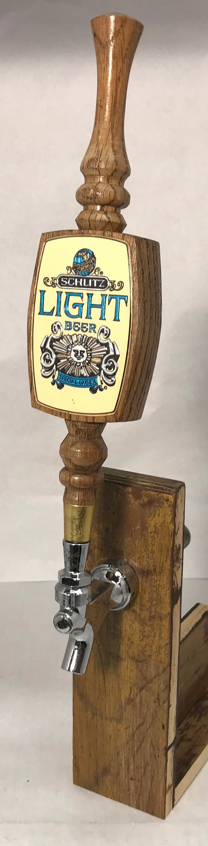 Schlitz Light Beer Tap Handle, Vintage Schlitz Light Beer, Beer Tap Handle, Bar Tap, Vintage