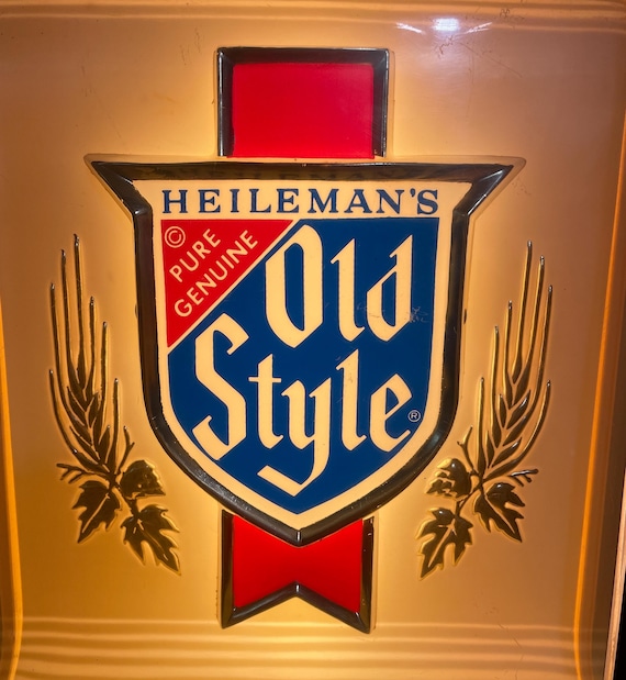 Vintage Beer Sign, Old Style Beer Light, Man Cave, Gifts for Him