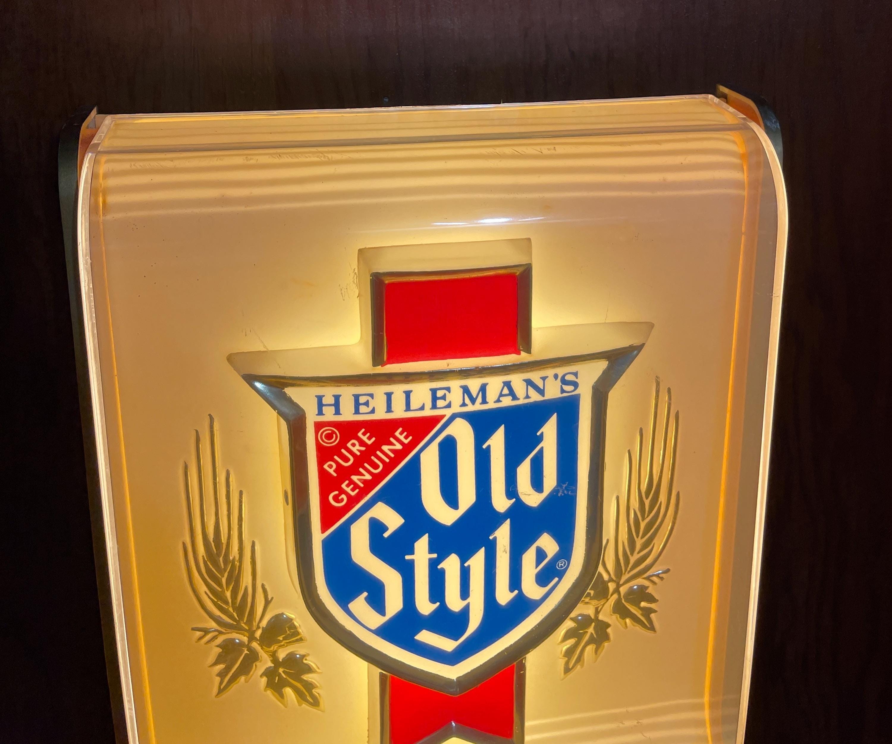 Vintage Beer Sign, Old Style Beer Light, Man Cave, Gifts for Him