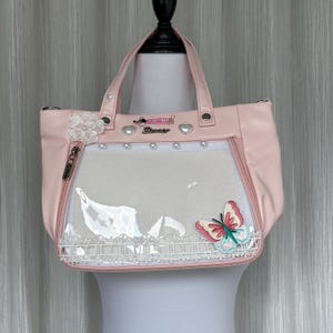 Handmade remake ita bag pin color lace ita bag pin display bag windows bags shoulder bag for women girl party travel bag