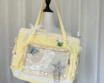 Bolsos ita hechos a mano, bandoleras ita, bolsos ita estilo punk, bolsos ita góticos para mujer, niña, fiesta, viaje.