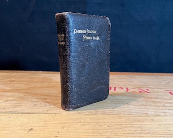 1900's, The Book of Common Prayer, Oxford University Press, Antique Prayer Book, Antique Religious Book, Miniature Book