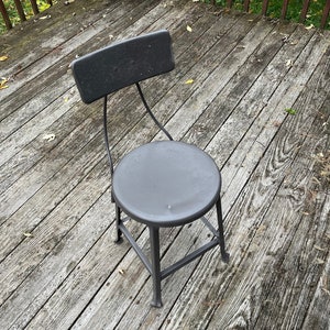 Vintage Stool, Kitchen Stool, Industrial Stool