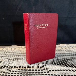 1970, The Holy Bible Concordance, Zondervan Publishing House, KJV, Vintage Bible