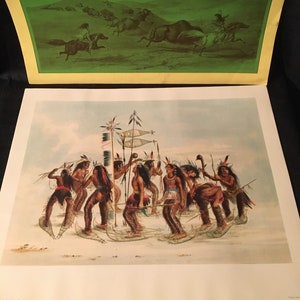 George Catlin&#39;s North American Indian Portfolio, Six Prints