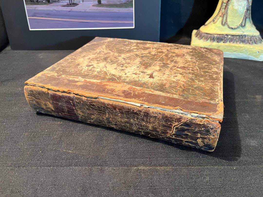 1800's, Holy Bible, Reed and Barber, Leather Bound Holy Bible, Family ...