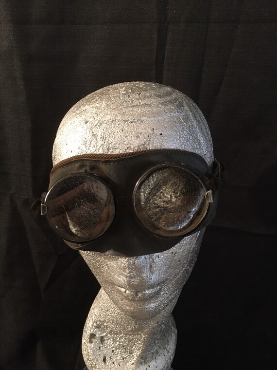 Antique Willson Safety Goggles, Round Lenses, Welding… Gem