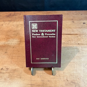 1986, New Testament, Psalms & Proverbs, Zondervan Bible Publishers, Vintage Bible