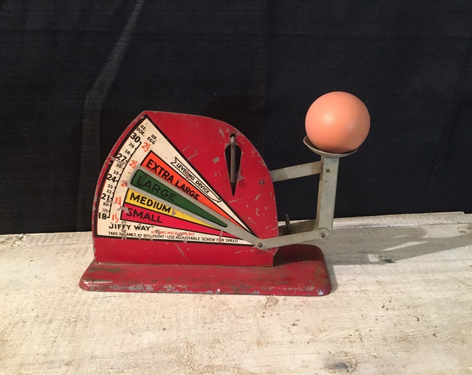 Vintage Jiffy Way Egg Scale Etsy