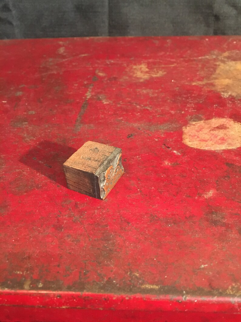Letterpress Vintage Printer/'s Block