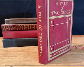 A Tale of Two Cities, Charles Dickens, Antique book