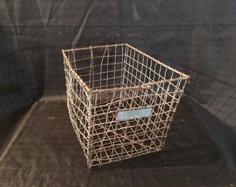 Vintage Locker Basket