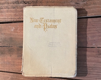 1950’s, The NewTestament, King James Version, The John C. Winston Company, Vintage Self-Pronouncing Bible
