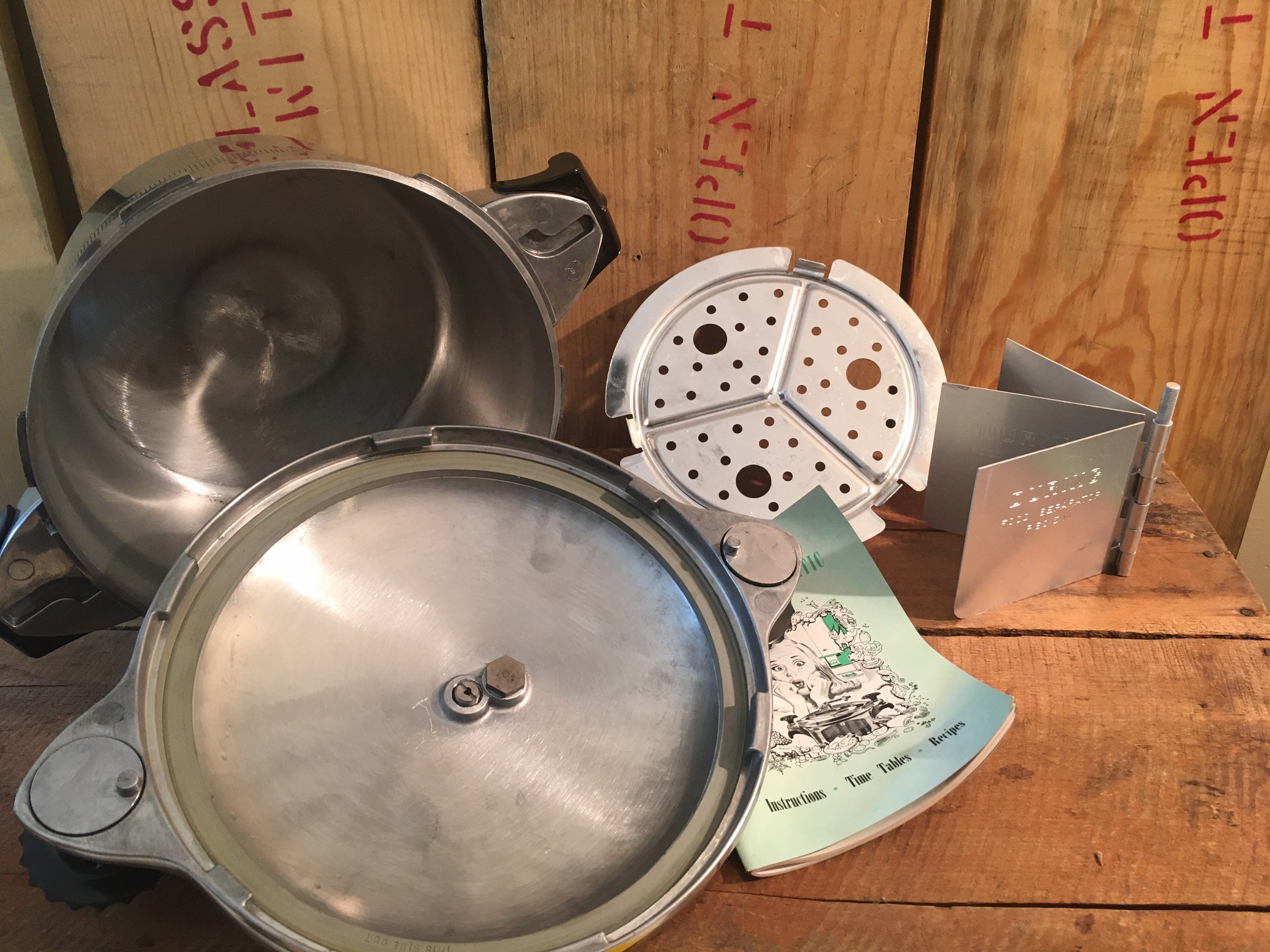 Antique pressure outlet cooker value