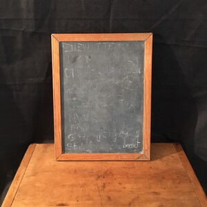 Vintage Aplha Chalk Box Advertising School House Teacher With