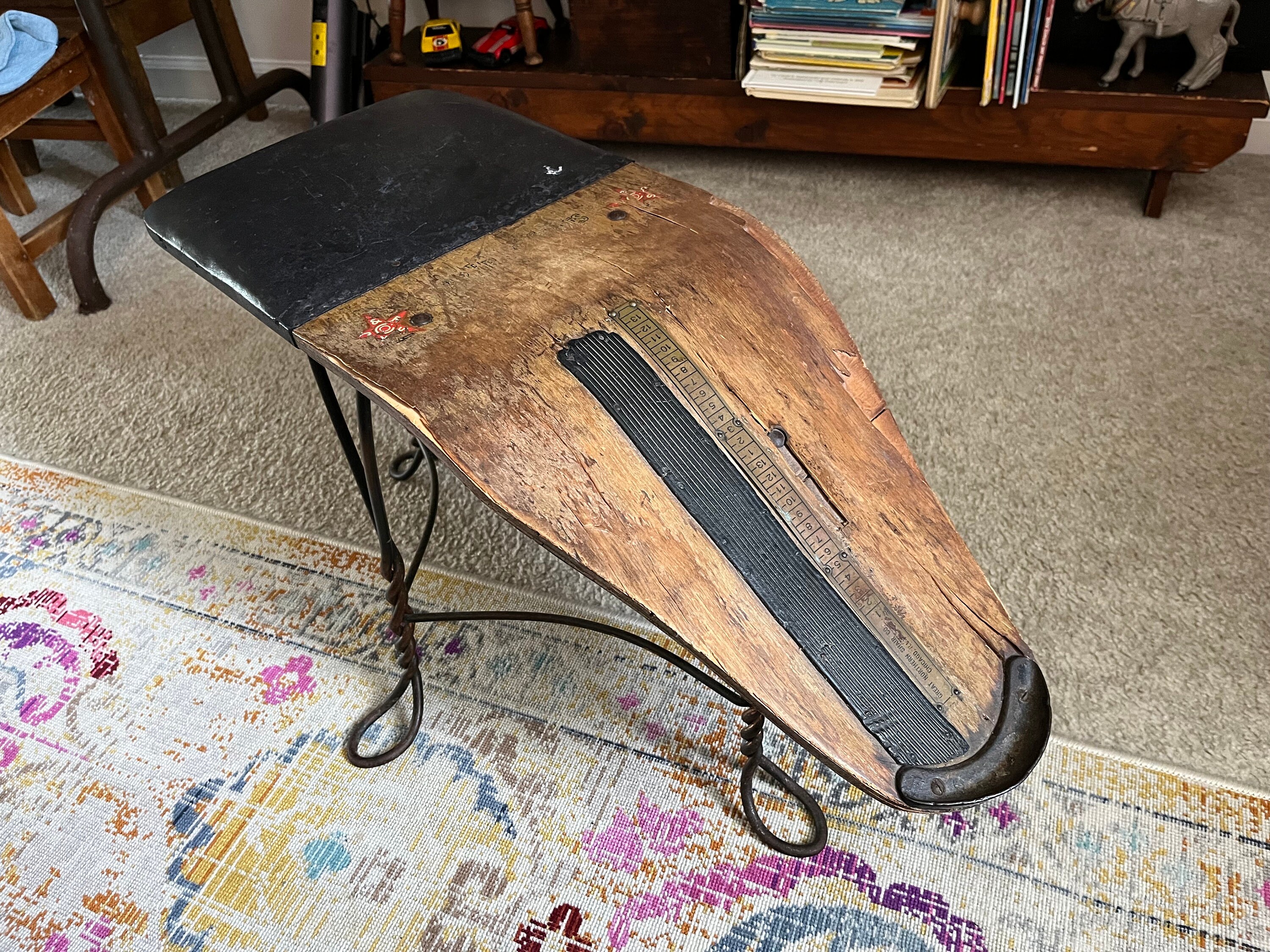 Antique Shoe Store Stool Etsy Australia
