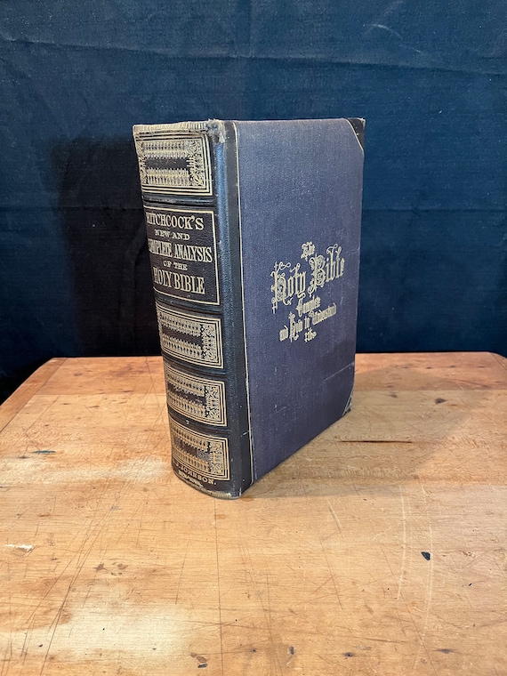 1869, Holy Bible, Hitchcock's New and Complete Analysis of the